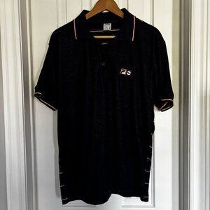 Retro Vintage Heritage Fila Tennis Terry Velour Polo - Size Men M
